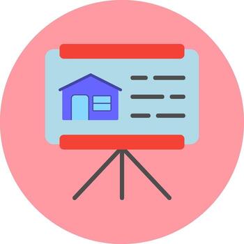 icono de vector de presentación