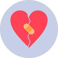 Broken Heart Vector Icon