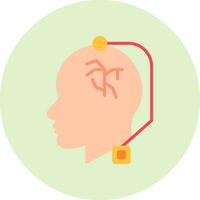 Deep Brain Stimulation Vector Icon