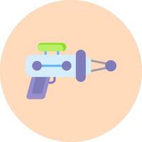 icono de vector de pistola láser