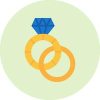 icono de vector de anillo