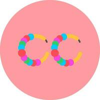 Hoop Earrings Vector Icon