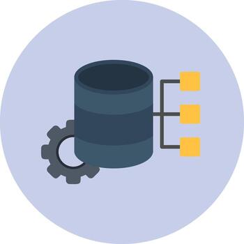 icono de vector de base de datos