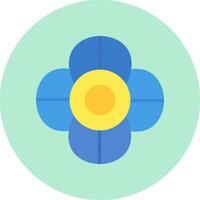 African Violet Vector Icon