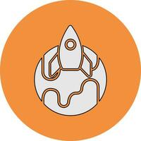 Spaceship Vector Icon