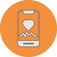 Heart Rate Vector Icon