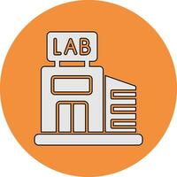 icono de vector de laboratorio