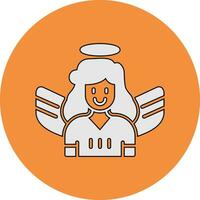 ángel vector icono