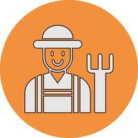 Farmer Vector Icon