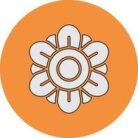 Dahlia Vector Icon