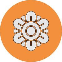 Dahlia Vector Icon