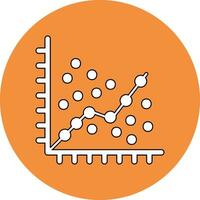 Linear Regression Vector Icon