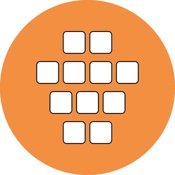 icono de vector de datos estructurados