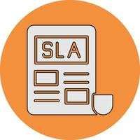 Sla vector icono