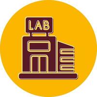 icono de vector de laboratorio