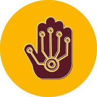 Wired Gloves Vector Icon