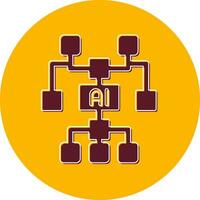 Artificial Intelligence Vector Icon