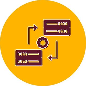 Data Synchronization Vector Icon
