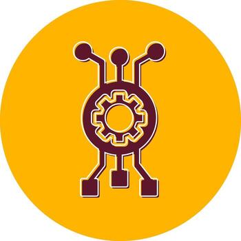 icono de vector de algoritmo