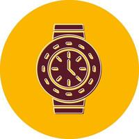 reloj, vector, icono vector