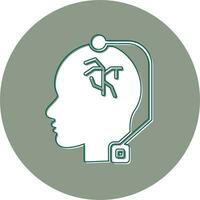 Deep Brain Stimulation Vector Icon