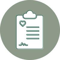 Health Report Vector Icon