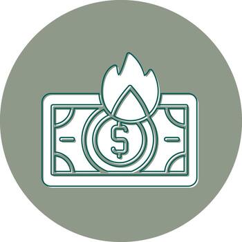 icono de vector de fuego