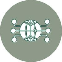 Global Network Vector Icon