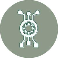 icono de vector de algoritmo