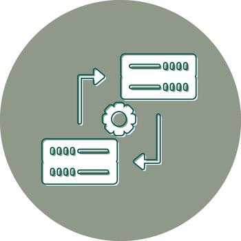 Data Synchronization Vector Icon