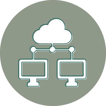 Cloud Computing Vector Icon
