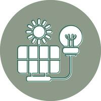 icono de vector de energía renovable