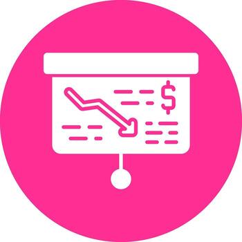 icono de vector de presentación