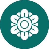 Dahlia Vector Icon