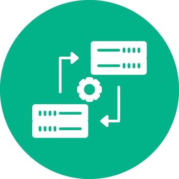 Data Synchronization Vector Icon