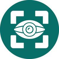 Eye Tracking Vector Icon