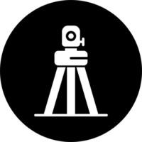 Total Station Vector Icon