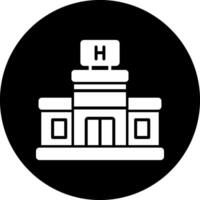 icono de vector de hospital