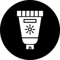 icono de vector de protector solar