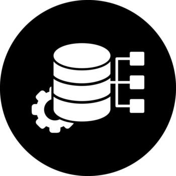 icono de vector de base de datos