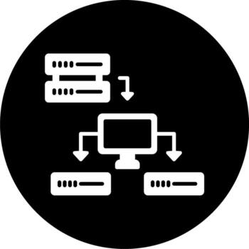 icono de vector de datos estructurados
