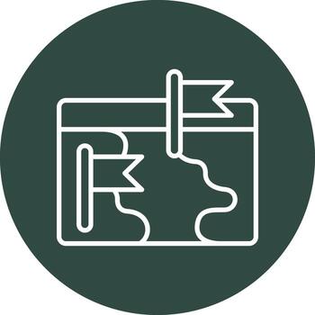 icono de vector de banderas