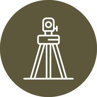 Total Station Vector Icon