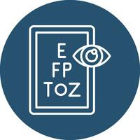 Eye Test Vector Icon