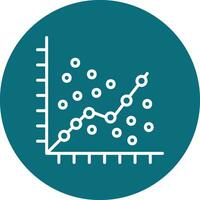 Linear Regression Vector Icon