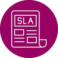 Sla vector icono