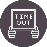 Time Out Vector Icon