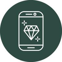 Diamond Vector Icon