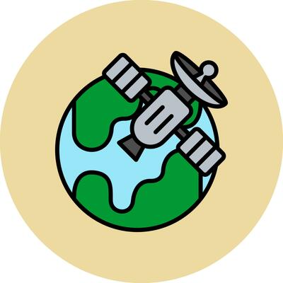 Satellite Vector Icon