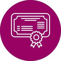 Certificate Vector Icon